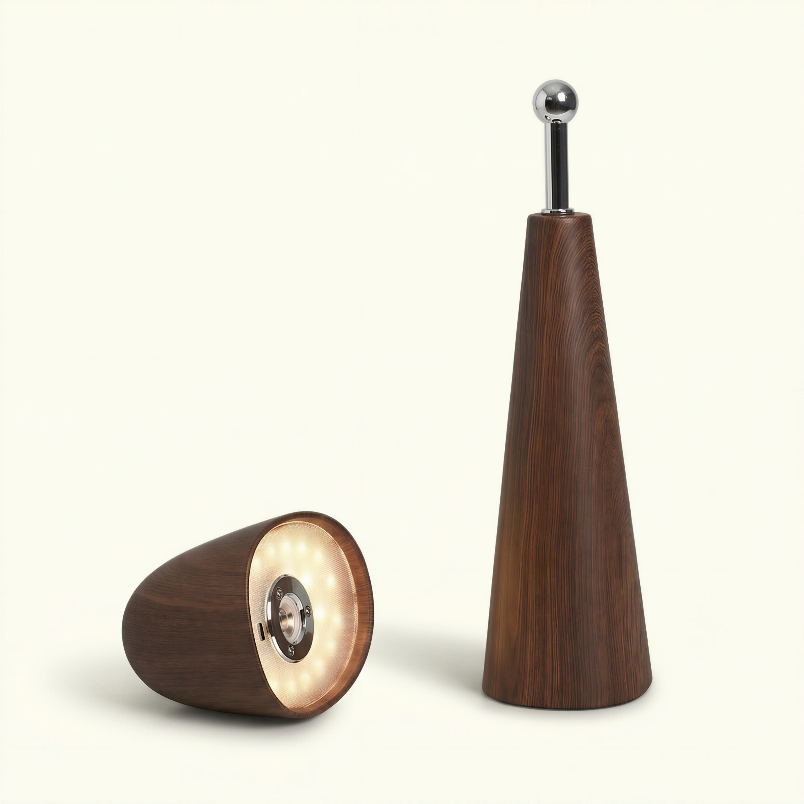 Newsiver Cordless Table Lamp - Vintage Walnut - Image 2