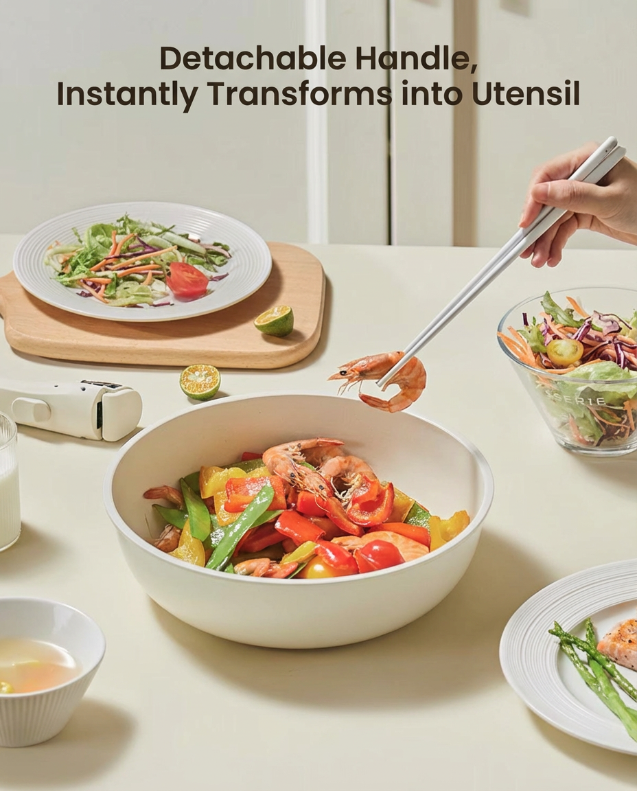 Carote Detachable Non-Stick Cookware Set - Image 3