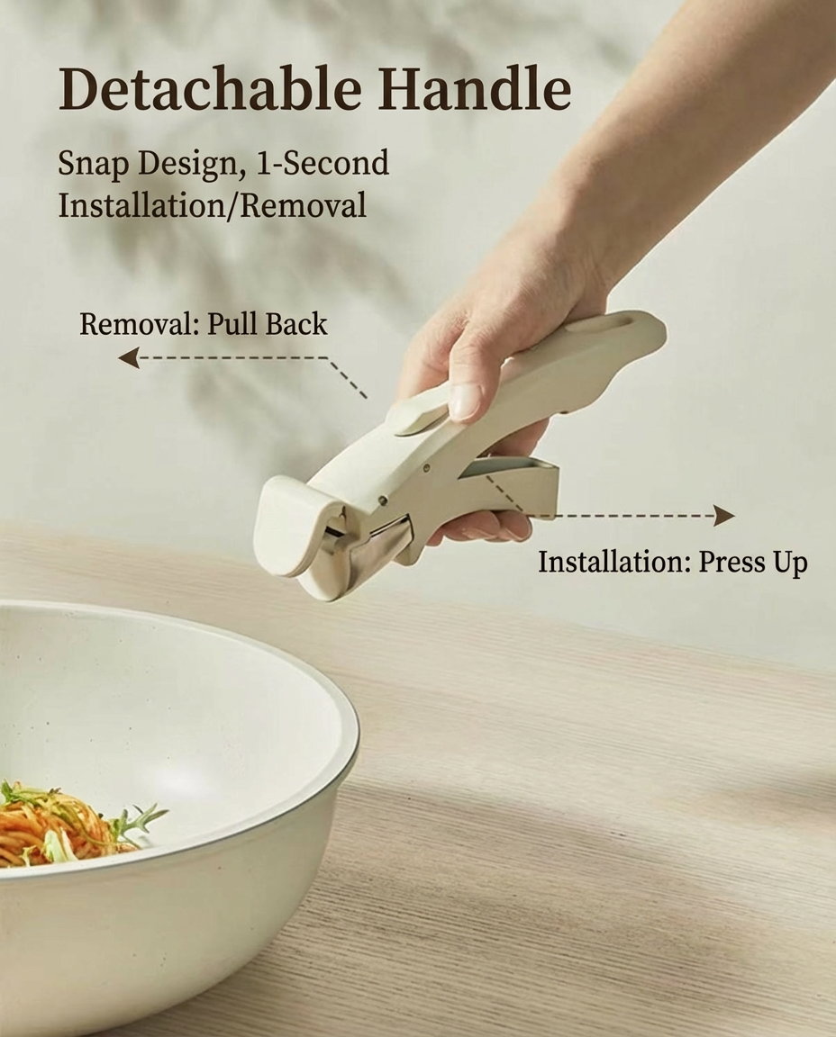 Carote Detachable Non-Stick Cookware Set - Image 5