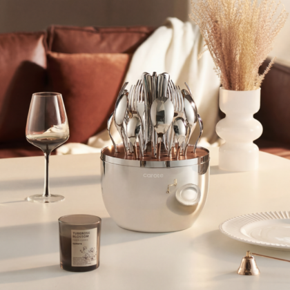 Carote Egg-Shaped Cutlery Organizer Set